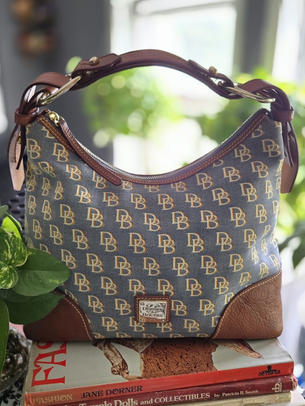 Dooney & Bourke Monogram Gretta Hobo Shoulder Bag